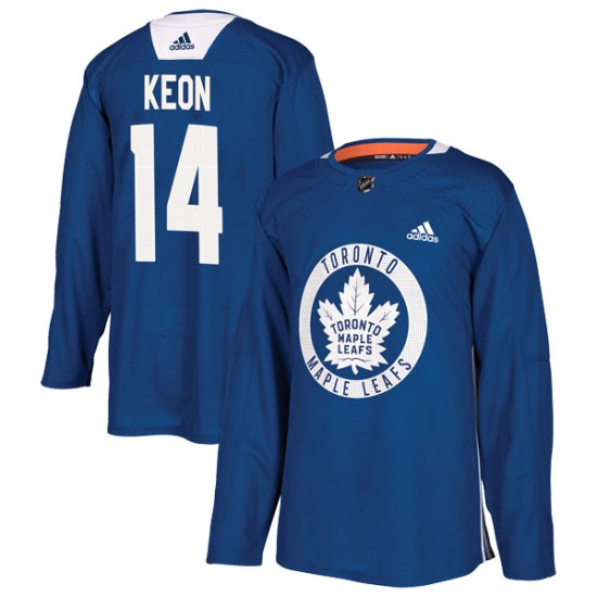 Dave Keon Toronto Maple Leafs Authentic Practice Adidas Jersey - Royal