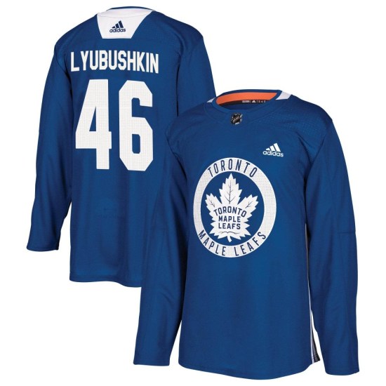 Ilya Lyubushkin Toronto Maple Leafs Authentic Practice Adidas Jersey - Royal