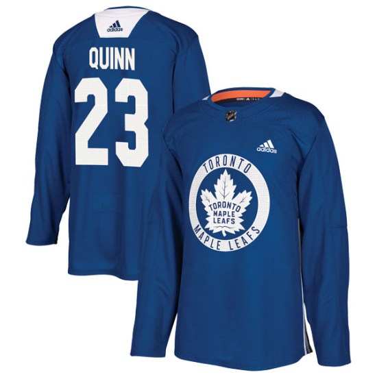 Pat Quinn Toronto Maple Leafs Authentic Practice Adidas Jersey - Royal