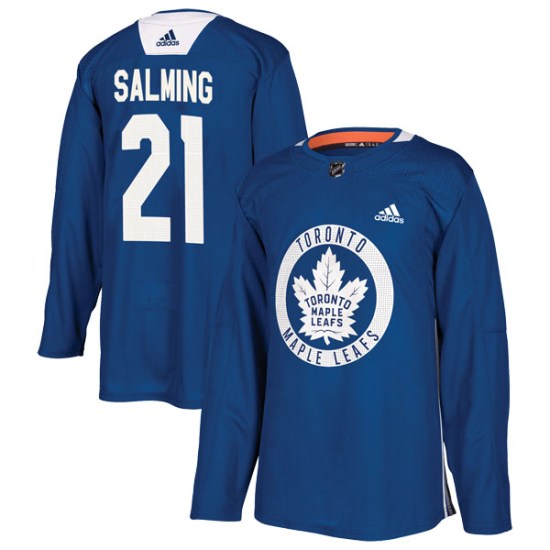 Borje Salming Toronto Maple Leafs Authentic Practice Adidas Jersey - Royal