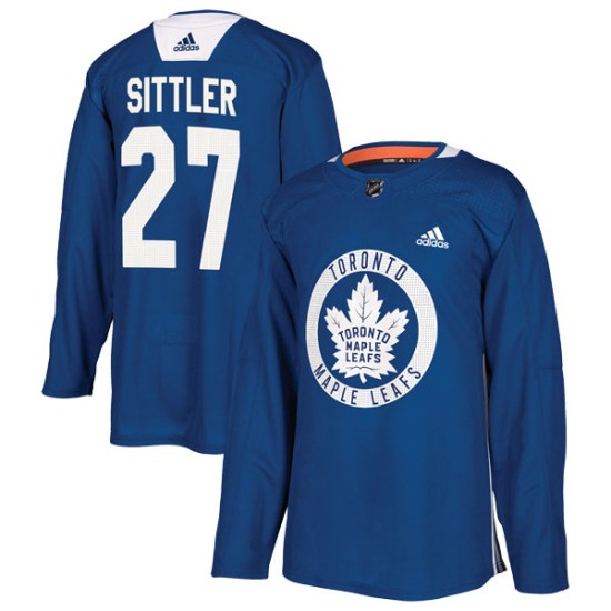 Darryl Sittler Toronto Maple Leafs Authentic Practice Adidas Jersey - Royal