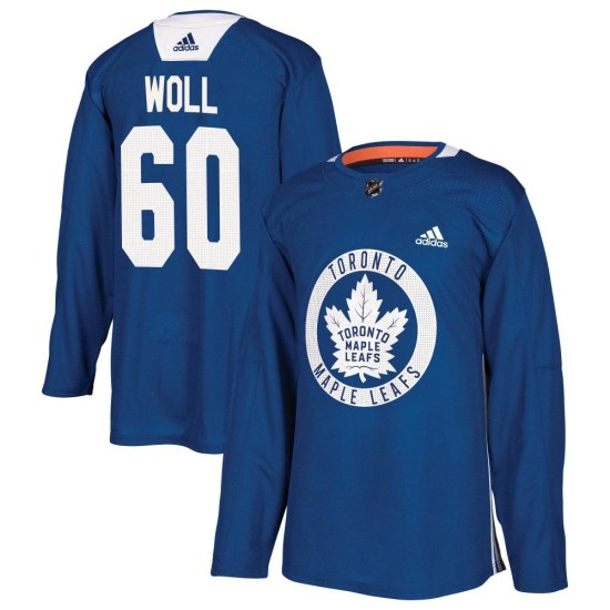 Joseph Woll Toronto Maple Leafs Authentic Practice Adidas Jersey - Royal