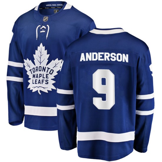 Glenn Anderson Toronto Maple Leafs Breakaway Home Fanatics Branded Jersey - Blue