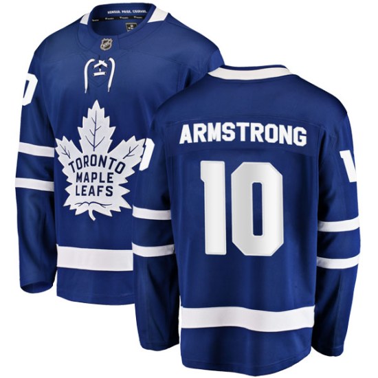 George Armstrong Toronto Maple Leafs Breakaway Home Fanatics Branded Jersey - Blue