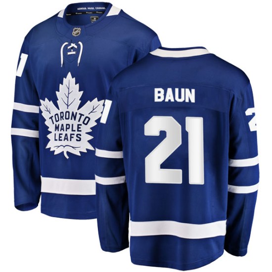 Bobby Baun Toronto Maple Leafs Breakaway Home Fanatics Branded Jersey - Blue