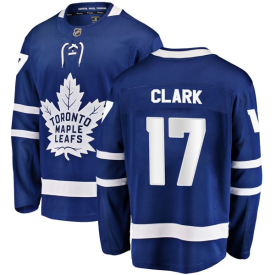 Wendel Clark Toronto Maple Leafs Breakaway Home Fanatics Branded Jersey - Blue