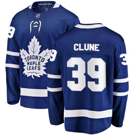 Rich Clune Toronto Maple Leafs Breakaway Home Fanatics Branded Jersey - Blue