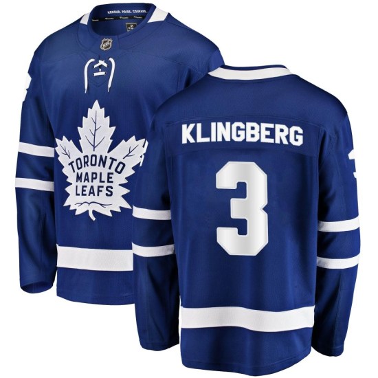 John Klingberg Toronto Maple Leafs Breakaway Home Fanatics Branded Jersey - Blue