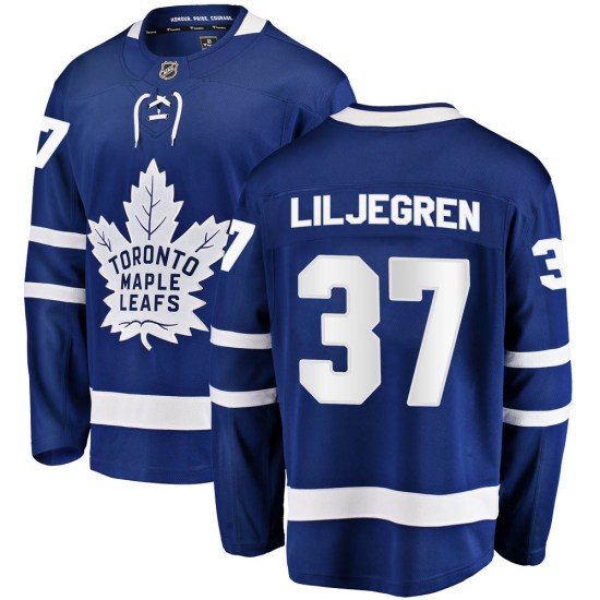 Timothy Liljegren Toronto Maple Leafs Breakaway Home Fanatics Branded Jersey - Blue