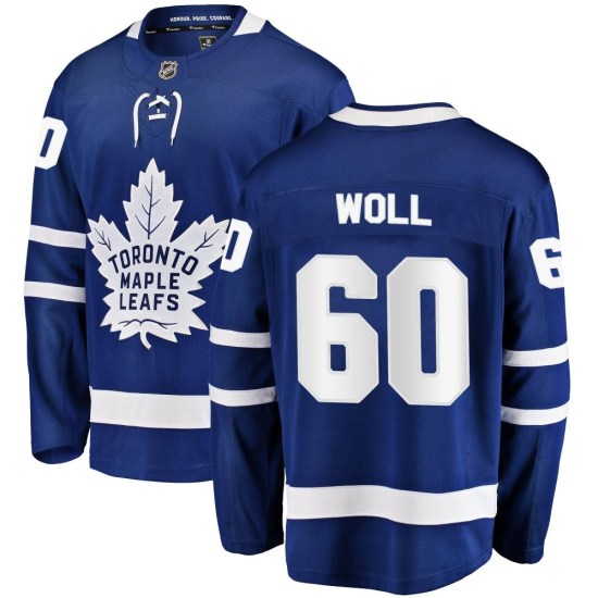 Joseph Woll Toronto Maple Leafs Breakaway Home Fanatics Branded Jersey - Blue