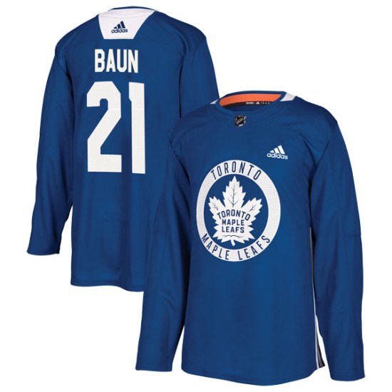 Bobby Baun Toronto Maple Leafs Youth Authentic Practice Adidas Jersey - Royal