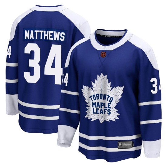 Auston Matthews Toronto Maple Leafs Breakaway Special Edition 2.0 Fanatics Branded Jersey - Royal