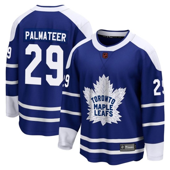 Mike Palmateer Toronto Maple Leafs Breakaway Special Edition 2.0 Fanatics Branded Jersey - Royal