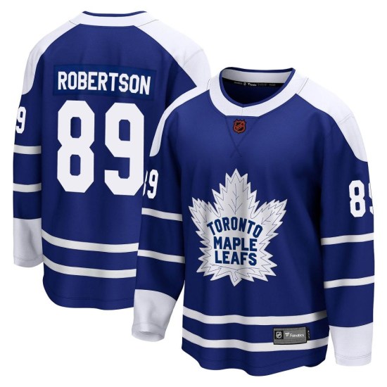 Nicholas Robertson Toronto Maple Leafs Breakaway Special Edition 2.0 Fanatics Branded Jersey - Royal