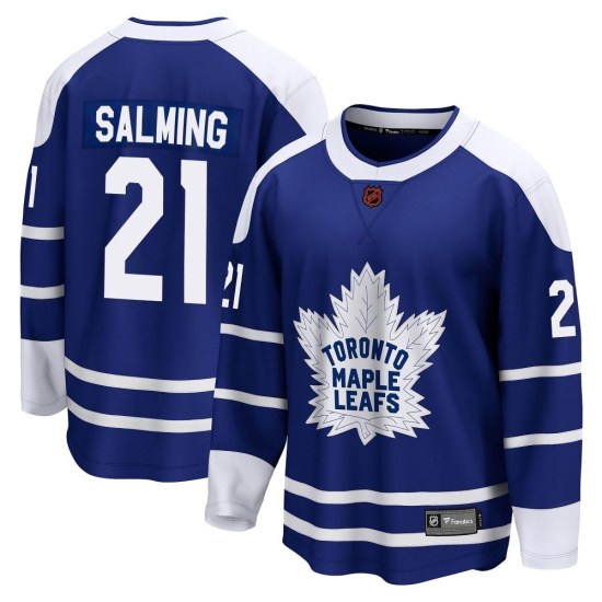 Borje Salming Toronto Maple Leafs Breakaway Special Edition 2.0 Fanatics Branded Jersey - Royal