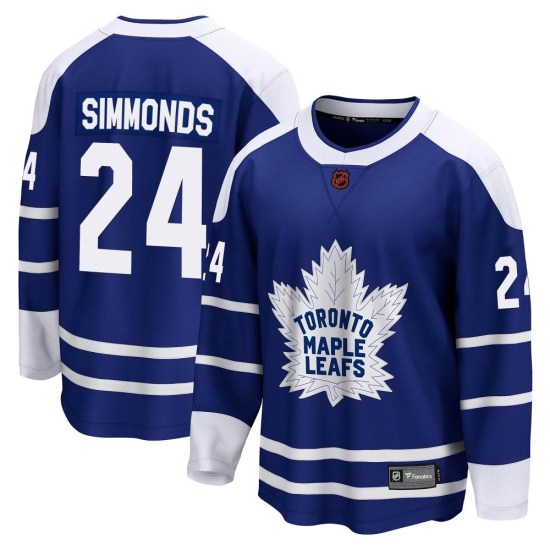 Wayne Simmonds Toronto Maple Leafs Breakaway Special Edition 2.0 Fanatics Branded Jersey - Royal
