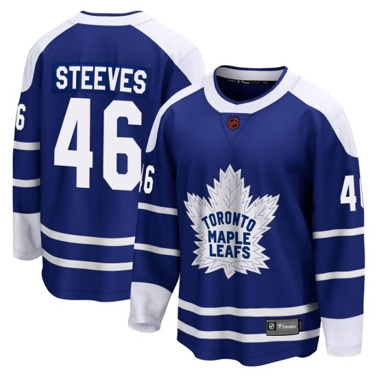Alex Steeves Toronto Maple Leafs Breakaway Special Edition 2.0 Fanatics Branded Jersey - Royal