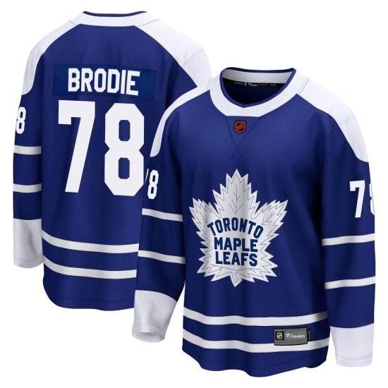 TJ Brodie Toronto Maple Leafs Youth Breakaway Special Edition 2.0 Fanatics Branded Jersey - Royal