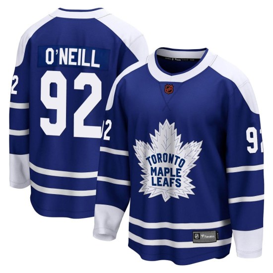 Jeff O'neill Toronto Maple Leafs Youth Breakaway Special Edition 2.0 Fanatics Branded Jersey - Royal