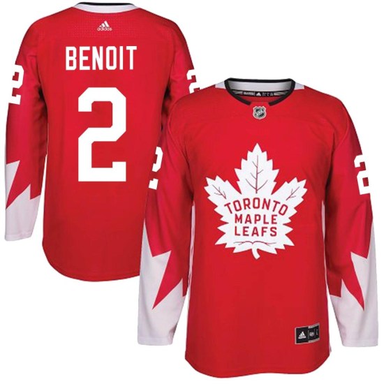 Simon Benoit Toronto Maple Leafs Authentic Alternate Adidas Jersey - Red