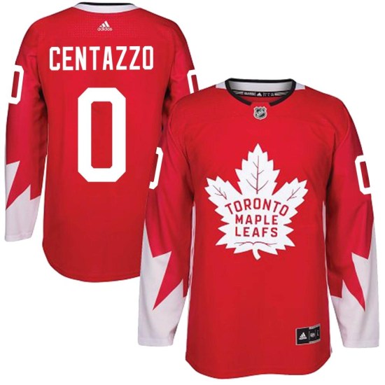 Orrin Centazzo Toronto Maple Leafs Authentic Alternate Adidas Jersey - Red
