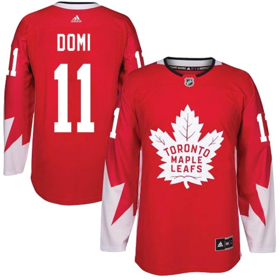 Max Domi Toronto Maple Leafs Authentic Alternate Adidas Jersey - Red