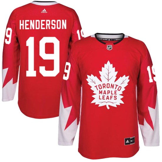 Paul Henderson Toronto Maple Leafs Authentic Alternate Adidas Jersey - Red
