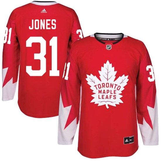 Martin Jones Toronto Maple Leafs Authentic Alternate Adidas Jersey - Red