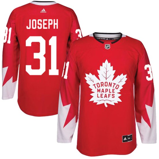 Curtis Joseph Toronto Maple Leafs Authentic Alternate Adidas Jersey - Red