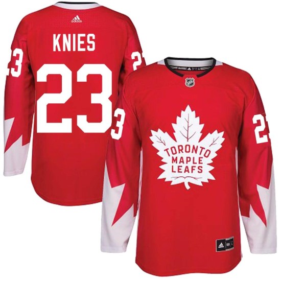 Matthew Knies Toronto Maple Leafs Authentic Alternate Adidas Jersey - Red