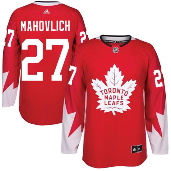 Frank Mahovlich Toronto Maple Leafs Authentic Alternate Adidas Jersey - Red
