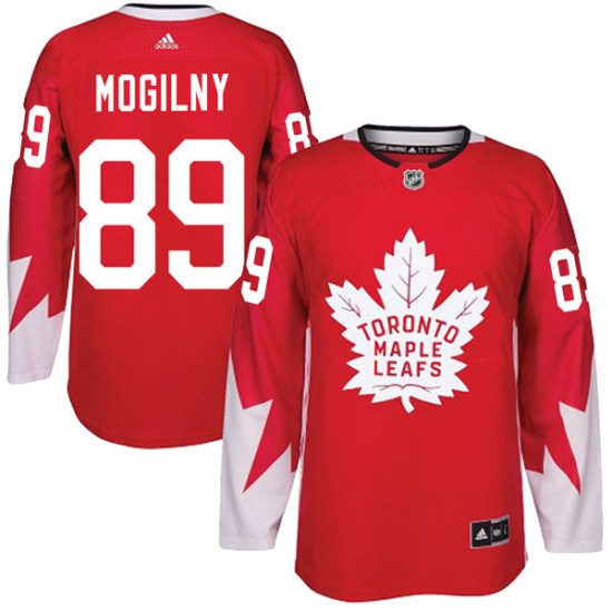 Alexander Mogilny Toronto Maple Leafs Authentic Alternate Adidas Jersey - Red