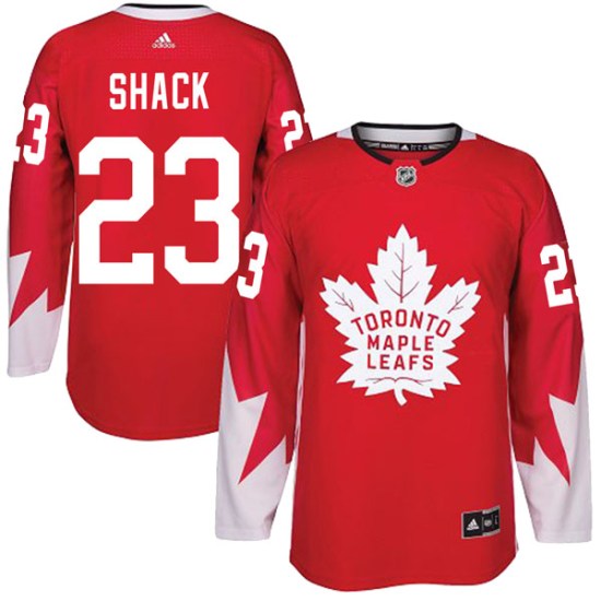 Eddie Shack Toronto Maple Leafs Authentic Alternate Adidas Jersey - Red