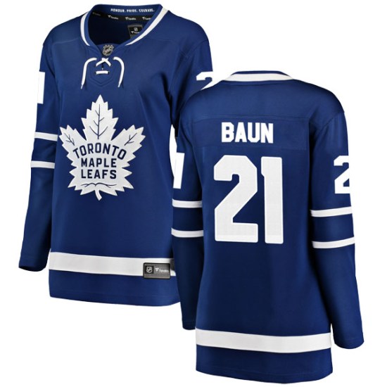 Bobby Baun Toronto Maple Leafs Women's Breakaway Home Fanatics Branded Jersey - Blue