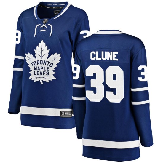 Rich Clune Toronto Maple Leafs Women's Breakaway Home Fanatics Branded Jersey - Blue