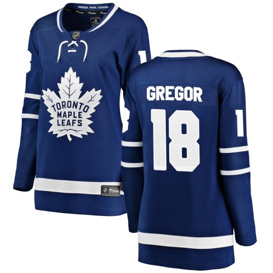 Noah Gregor Toronto Maple Leafs Women's Breakaway Home Fanatics Branded Jersey - Blue