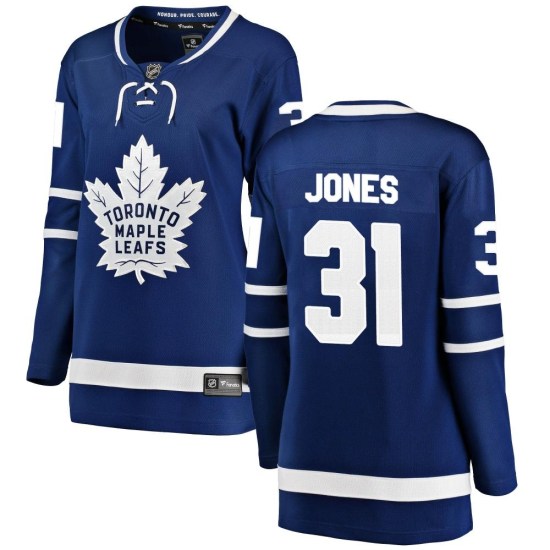 Martin Jones Toronto Maple Leafs Women's Breakaway Home Fanatics Branded Jersey - Blue