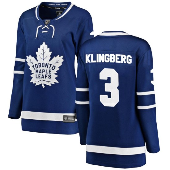 John Klingberg Toronto Maple Leafs Women's Breakaway Home Fanatics Branded Jersey - Blue