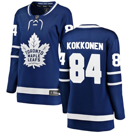 Mikko Kokkonen Toronto Maple Leafs Women's Breakaway Home Fanatics Branded Jersey - Blue