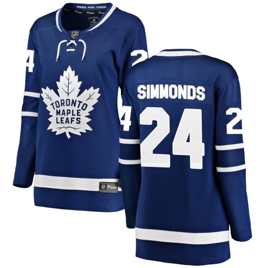 Wayne Simmonds Toronto Maple Leafs Women's Breakaway Home Fanatics Branded Jersey - Blue