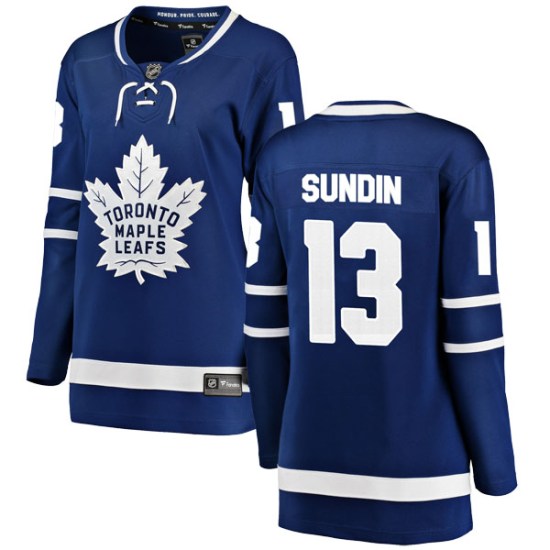 Mats Sundin Toronto Maple Leafs Women's Breakaway Home Fanatics Branded Jersey - Blue