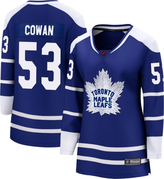 Easton Cowan Toronto Maple Leafs Women's Breakaway Special Edition 2.0 Fanatics Branded Jersey - Royal
