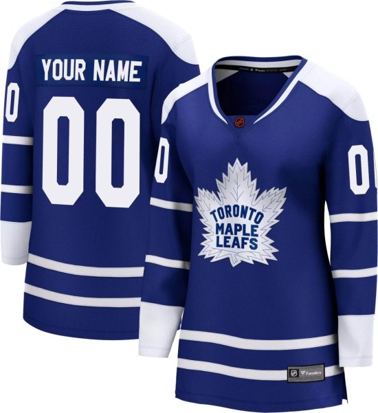 Custom Toronto Maple Leafs Women's Breakaway Custom Special Edition 2.0 Fanatics Branded Jersey - Royal