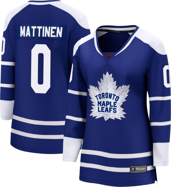 Nicolas Mattinen Toronto Maple Leafs Women's Breakaway Special Edition 2.0 Fanatics Branded Jersey - Royal