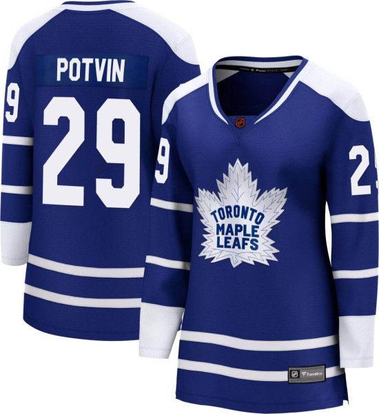 Felix Potvin Toronto Maple Leafs Women's Breakaway Special Edition 2.0 Fanatics Branded Jersey - Royal