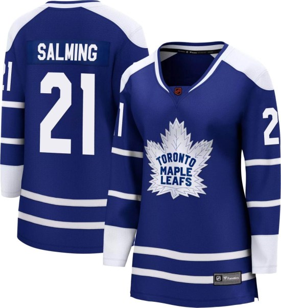 Borje Salming Toronto Maple Leafs Women's Breakaway Special Edition 2.0 Fanatics Branded Jersey - Royal