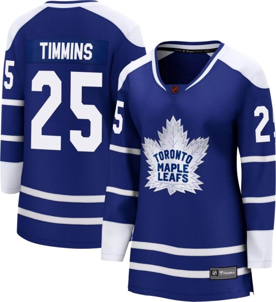 Conor Timmins Toronto Maple Leafs Women's Breakaway Special Edition 2.0 Fanatics Branded Jersey - Royal