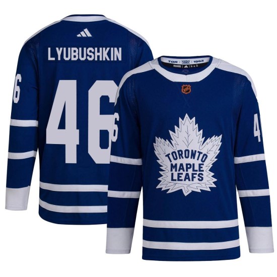 Ilya Lyubushkin Toronto Maple Leafs Youth Authentic Reverse Retro 2.0 Adidas Jersey - Royal