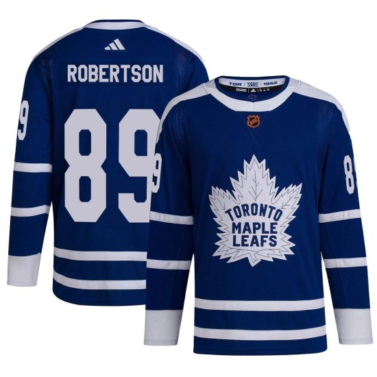 Nicholas Robertson Toronto Maple Leafs Youth Authentic Reverse Retro 2.0 Adidas Jersey - Royal