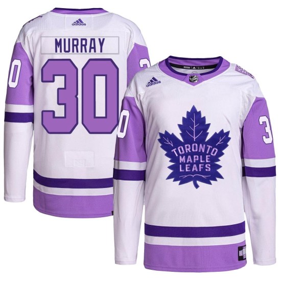 Matt Murray Toronto Maple Leafs Authentic Hockey Fights Cancer Primegreen Adidas Jersey - White/Purple